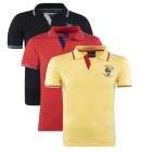 Cotton Half Sleeves Collar T-Shirt