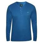 Mens Blue Full Sleeve Cotton T- Shirt