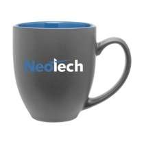 Black Corporate Mug Printed With Logo