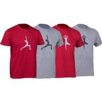 Men's Half Sleeve Yoga T-Shirts