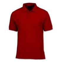 Red Half Sleeves Collar T-Shirt