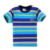 Round Neck Stripes Half Sleeves T-Shirt