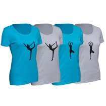Women's Half Sleeve Yoga T-Shirts
