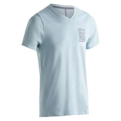 Slim Fit V-Neck Gym T-Shirt